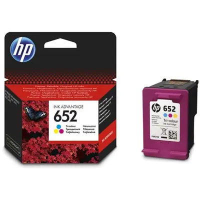 HP F6V24AE (652) Color tintapatron