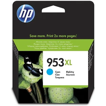 HP F6U16AE (953XL) Cyan tintapatron – 2. kép