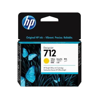 HP 3ED69A (712) Yellow tintapatron
