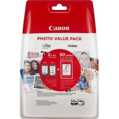 Canon PG-545XL + CL-546XL patron multipack +GP501