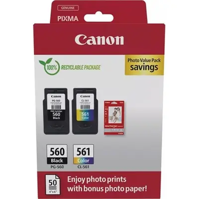Canon PG-560 + CL-561 patron multipack +GP501