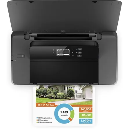 HP Officejet 200 Mobile Wireless Tintasugaras Nyomtató – 6. kép