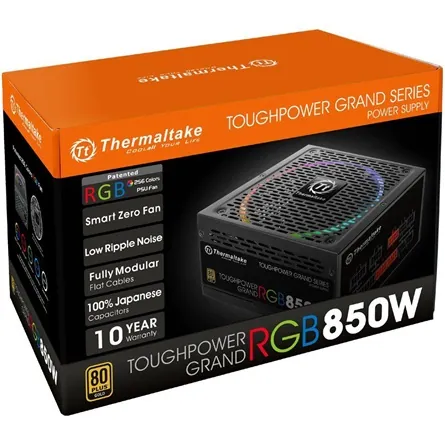 Thermaltake Toughpower Grand RGB ATX desktop tápegység 850W 80+ Gold BOX – 7. kép