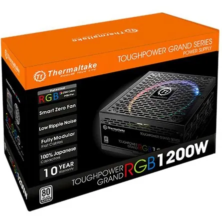 Thermaltake Toughpower Grand RGB ATX gamer tápegység 1200W 80+ Platinum BOX – 5. kép