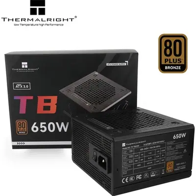 Thermalright TB-650S ATX desktop tápegység 650W 80+ Bronze BOX – 2. kép