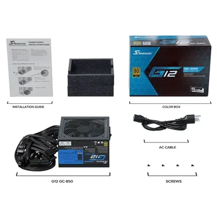 Seasonic 850W 80+ Gold G12 GC – 3. kép