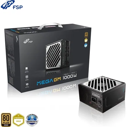 FSP MEGA GM ATX desktop tápegység 1000W 80+ Gold BOX – 2. kép