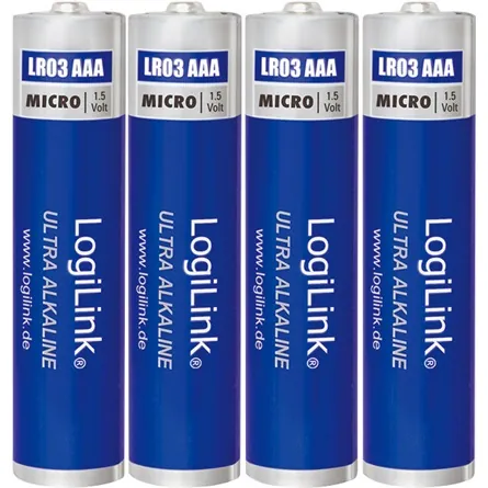 LogiLink Ultra Power AAA (LR03) alkáli elem 4db – 2. kép