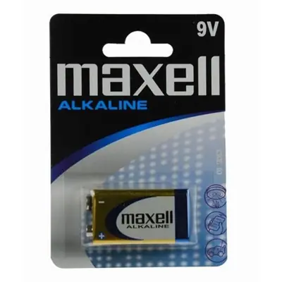 Maxell 9V Alkáli Elem 1db/csomag