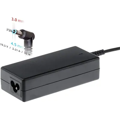 Akyga AK-ND-68 19,5V / 2,31A 45W 4,5x3mm Dell hálózati notebook töltő