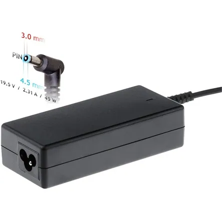 Akyga AK-ND-68 19,5V / 2,31A 45W 4,5x3mm Dell hálózati notebook töltő