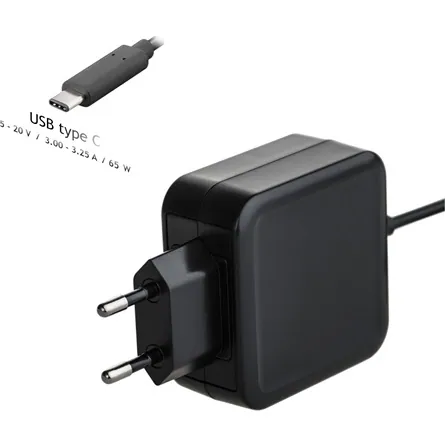 Akyga AK-ND-70 5-20V / 3,25A 65W Type-C univerzális hálózati notebook töltő