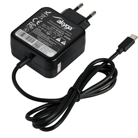 Akyga AK-ND-70 5-20V / 3,25A 65W Type-C univerzális hálózati notebook töltő – 2. kép