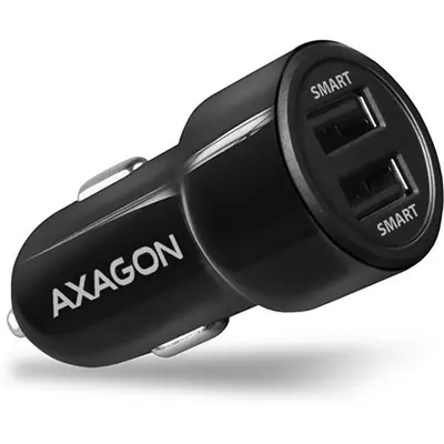 AXAGON PWC-5V5 2.4A + 2.4A Car Charger Black
