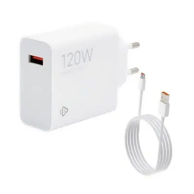 Xiaomi HyperCharge Combo 120W univerzális hálózati töltő adapter fehér