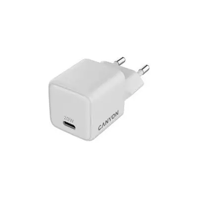 Canyon CU20C 20W univerzális hálózati töltő adapter fehér (GaN) – 2. kép