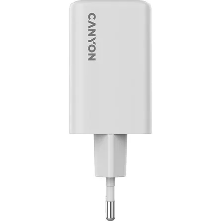 Canyon CU65ACC GaN 65W univerzális hálózati töltő adapter fehér – 3. kép