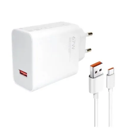 Xiaomi 67W HyperCharge Combo White