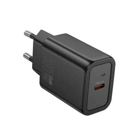 HOCO N62 30W univerzális hálózati töltő adapter fekete (PD3.0)