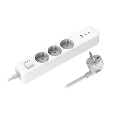 Hálózati elosztó 3-as (földelt) 1,4m +1xUSB-A+2xUSB-C aljzattal Xiaomi BHR07UKEU