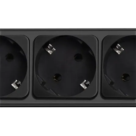 Akyga AK-SP-06A Túlfeszültségvédő Kapcsolóval 5DIN 1,8m Black – 3. kép