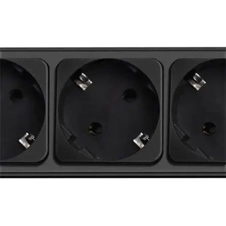 Akyga AK-SP-06B Túlfeszültségvédő Kapcsolóval 5DIN 3m Black – 2. kép