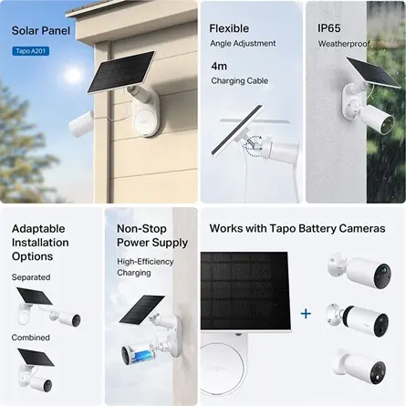 TP-LINK Tapo A201 Solar Panel – 4. kép