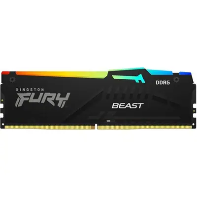 Kingston 8GB DDR5 5200MHz Fury Beast RGB Black