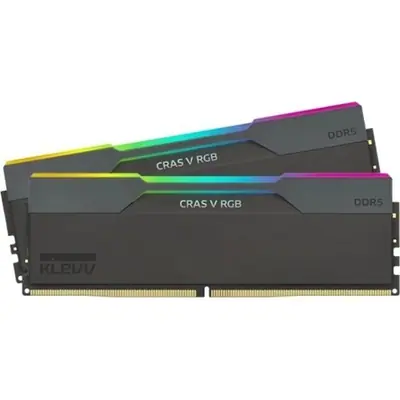 KLEVV CRAS V 32GB 6000MT/s DDR5 memória CL30 Kit of 2 fekete RGB
