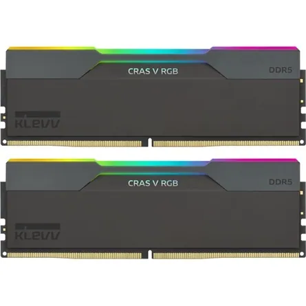 KLEVV CRAS V 32GB 6000MT/s DDR5 memória CL30 Kit of 2 fekete RGB – 2. kép