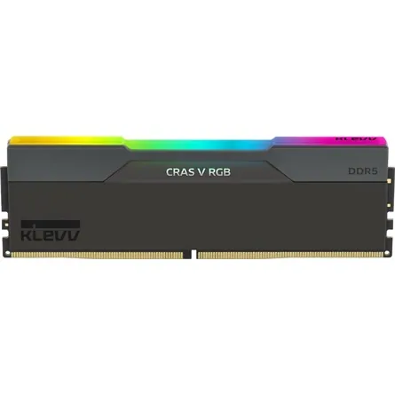 KLEVV CRAS V 32GB 6000MT/s DDR5 memória CL30 Kit of 2 fekete RGB – 3. kép