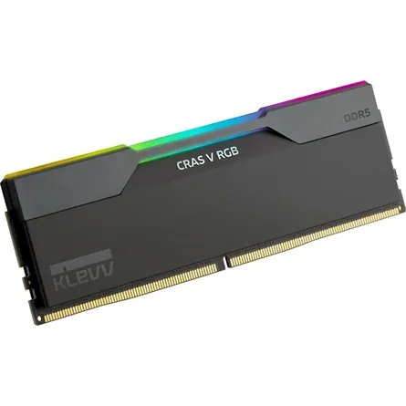 KLEVV CRAS V 32GB 6000MT/s DDR5 memória CL30 Kit of 2 fekete RGB – 5. kép