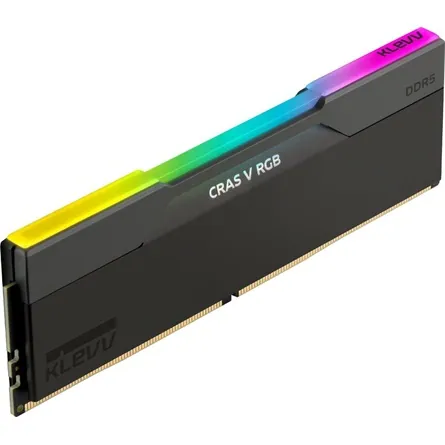 KLEVV CRAS V 32GB 6000MT/s DDR5 memória CL30 Kit of 2 fekete RGB – 6. kép