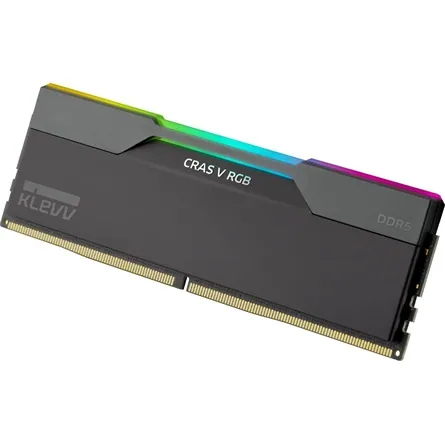 KLEVV CRAS V 32GB 6000MT/s DDR5 memória CL30 Kit of 2 fekete RGB – 7. kép