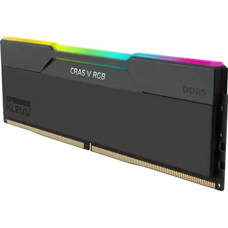 KLEVV CRAS V 32GB 6000MT/s DDR5 memória CL30 Kit of 2 fekete RGB – 8. kép
