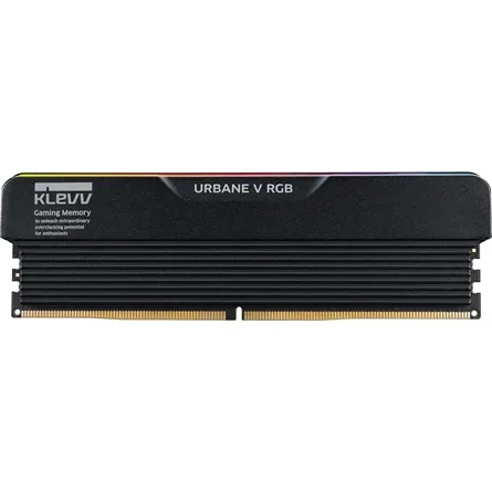 KLEVV URBANE V RGB 32GB 6000MT/s DDR5 memória CL28 Kit of 2 fekete RGB – 3. kép