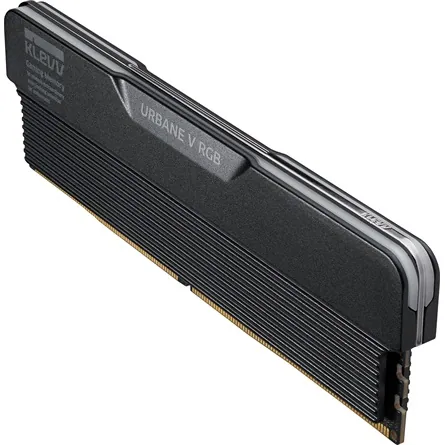 KLEVV URBANE V RGB 32GB 6000MT/s DDR5 memória CL28 Kit of 2 fekete RGB – 8. kép