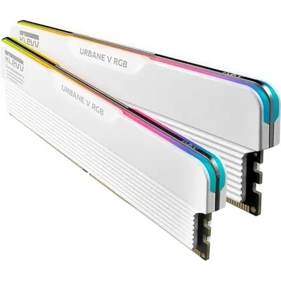 KLEVV URBANE V RGB 32GB 6400MT/s DDR5 memória CL30 Kit of 2 fehér RGB – 2. kép