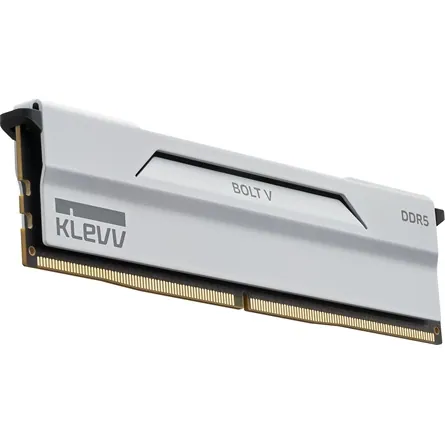 KLEVV BOLT V 64GB 6000MT/s DDR5 memória CL30 Kit of 2 fehér – 3. kép
