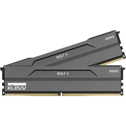 KLEVV BOLT V 64GB 6000MT/s DDR5 memória CL30 Kit of 2 szürke