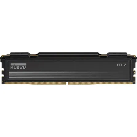 KLEVV FIT V 16GB 6400MT/s DDR5 memória CL32 AMD-re optimalizált és Intel 14 Gen és korábbi CPU-kal kompatibilis fekete – 2. kép