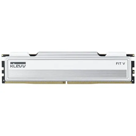 KLEVV FIT V 16GB 6400MT/s DDR5 memória CL32 AMD-re optimalizált és Intel 14 Gen és korábbi CPU-kal kompatibilis fehér – 2. kép