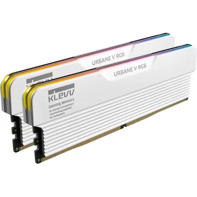 KLEVV URBANE V RGB 32GB 6000MT/s DDR5 memória CL30 Kit of 2 fehér RGB