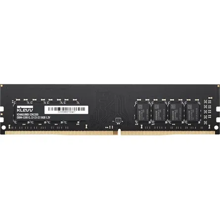KLEVV 16GB 3200MT/s DDR4 memória CL22 fekete OEM
