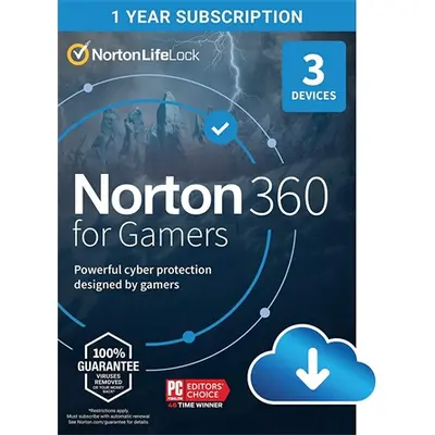 Norton 360 Gamer 50GB HU 1 felhasználó, 3 eszköz/1 év