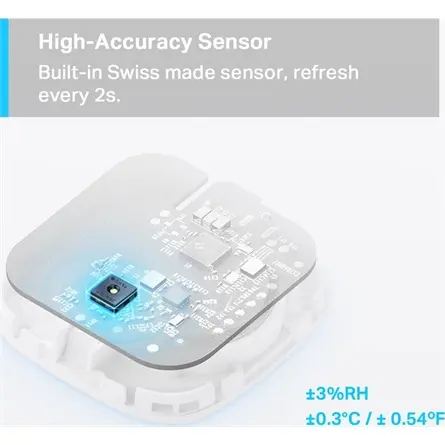 TP-LINK Tapo T310 hőmérséklet és páratartalom mérő – 3. kép