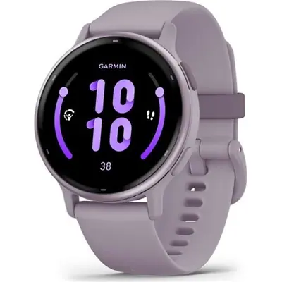 Garmin Vivoactive 5 Metallic Orchid Aluminium Bezel with Orchid Case and Silicone Band – 2. kép