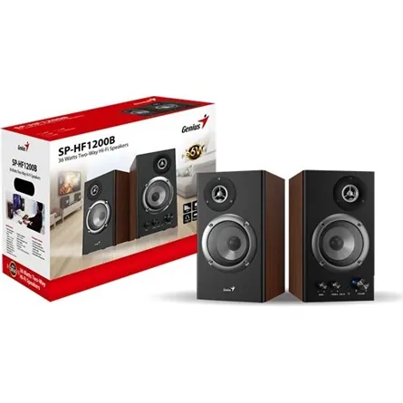 Genius SP-HF1200B Speaker Wood – 8. kép