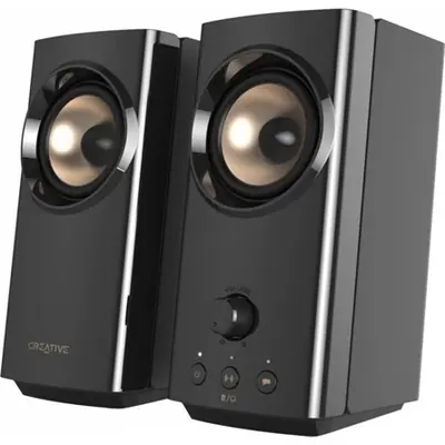 Creative T60 Compact Hi-Fi 2.0 Desktop Speakers Black