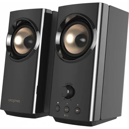 Creative T60 Compact Hi-Fi 2.0 Desktop Speakers Black